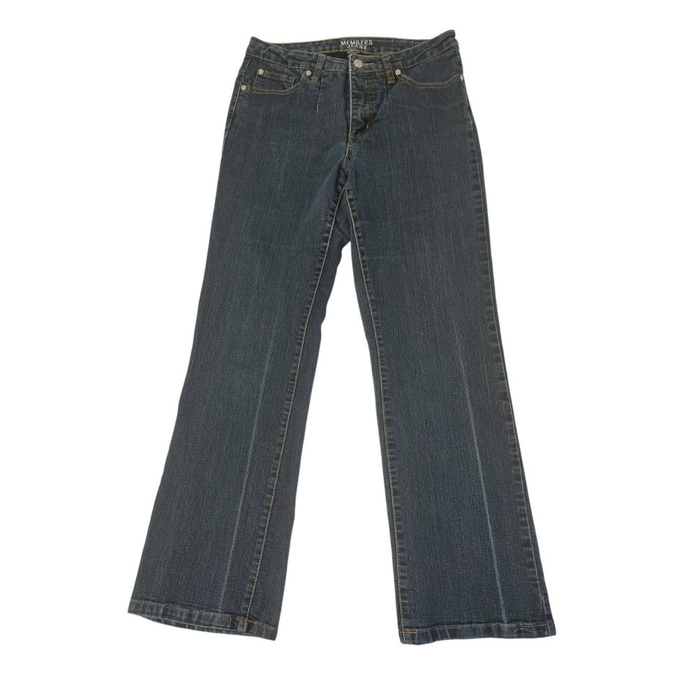 Bootcut Jeans Women Size 10 Dark Wash Stretch Denim Y2K Retro Casual Classic
